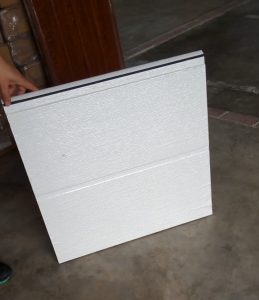 Panel blanco texturado